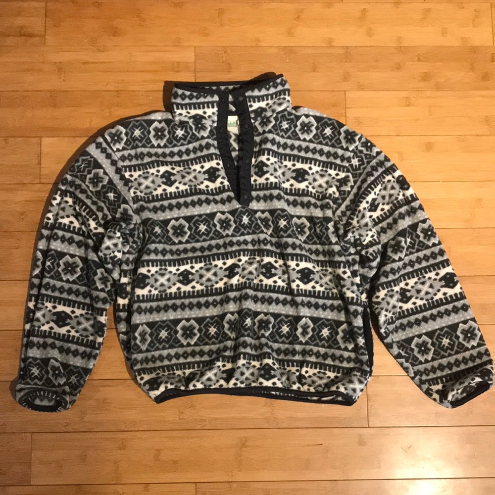 Vintage LL Bean Fleece Pullover